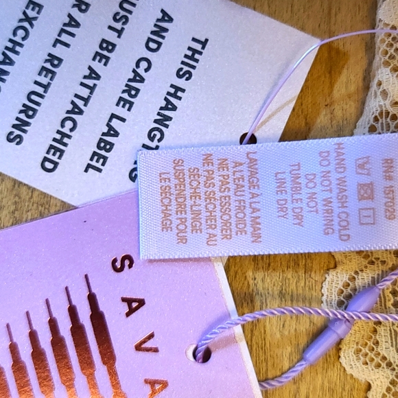 SAVAGE X FENTY Floral Lace Racerback Bralette / Pink Rose Quartz Medium NWT - Picture 6 of 12